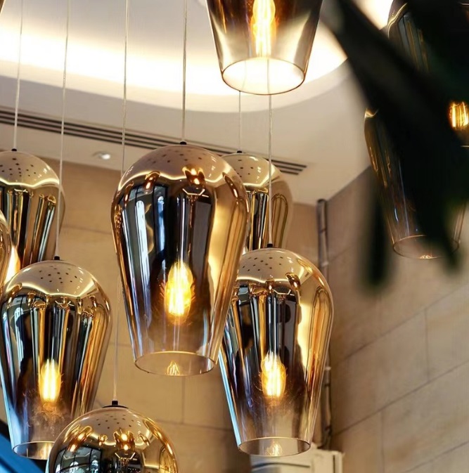 Светильник DZN-44748 ЗОЛОТО/ТОНИРОВАННЫЙ D200/H300+3000/1/E27/40W без лампы FADE by Tom Dixon