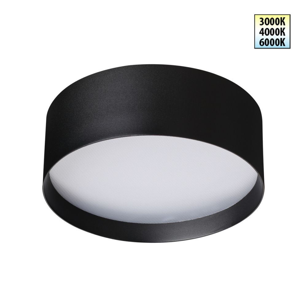 Светильник 22 см, 24W, 3000-6000K, Novotech 359599, черный