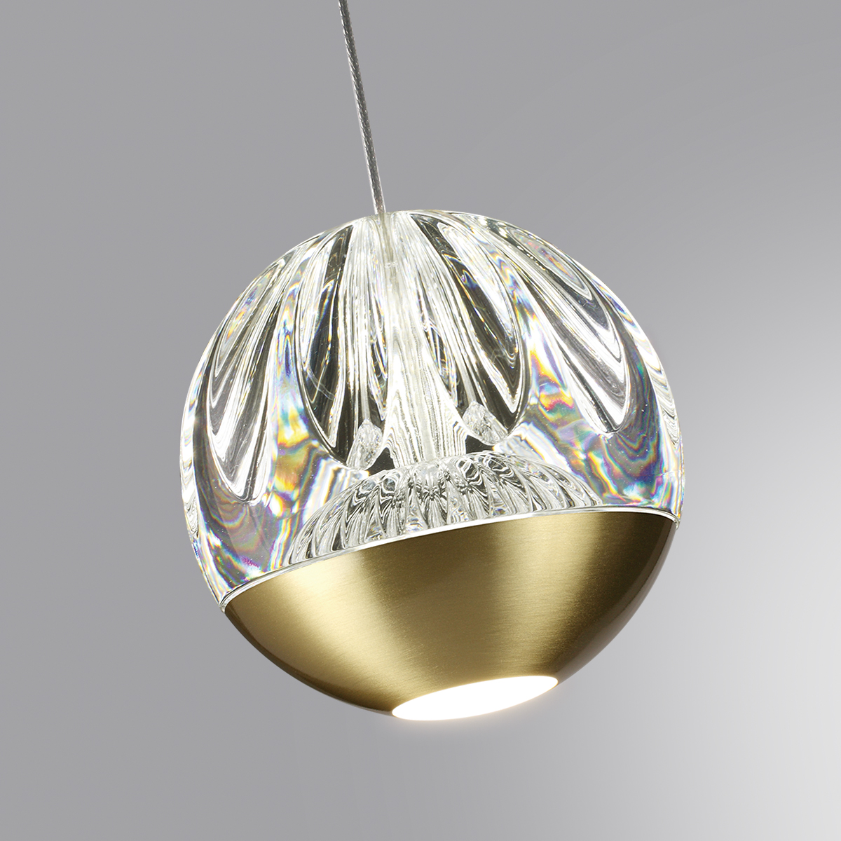 Светильник 11 см, 5W, 300 Лм, Odeon Light 5101/5L, латунь