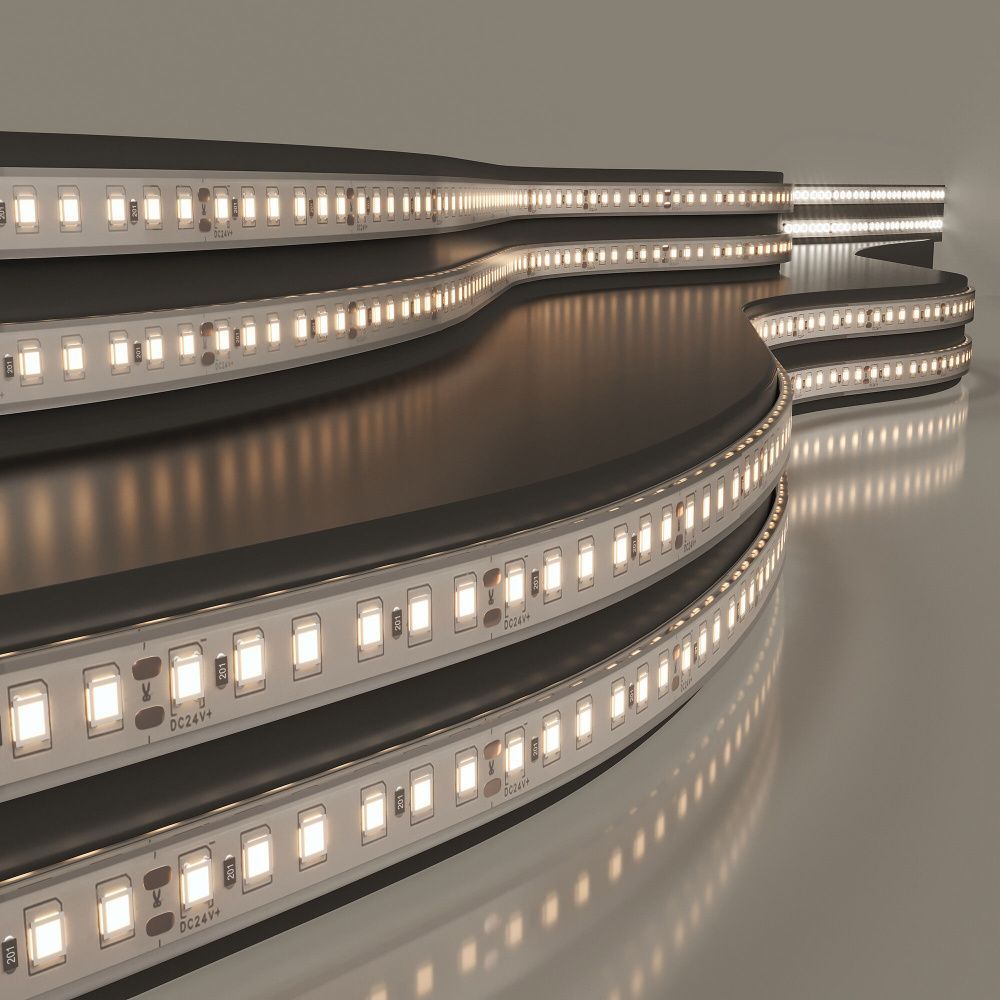 Лента светодиодная для бани/сауны 120Led 8W IP68 3000K теплый белый, 5 м 2835 24V 120Led 8W IP68 Elektrostandard  4690389218903, a071904, цена за метр