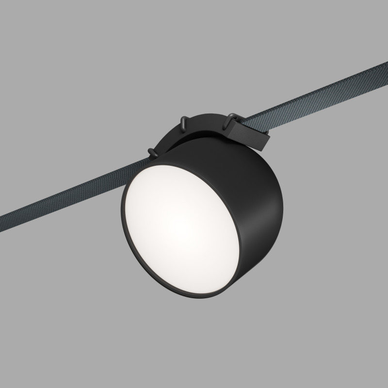 Светильник на шине 10*10,7 см, LED * 12W, 4000K, Denkirs Belty Spot DK5542-BK, черный