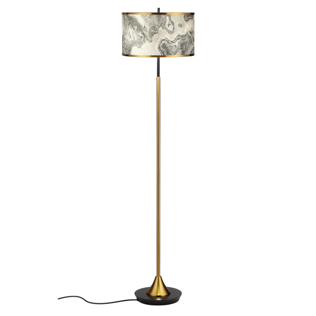 Торшер 38*38*157,5 см, 2 Е27*10W, Odeon Light Bergi, античная бронза 5064/2F