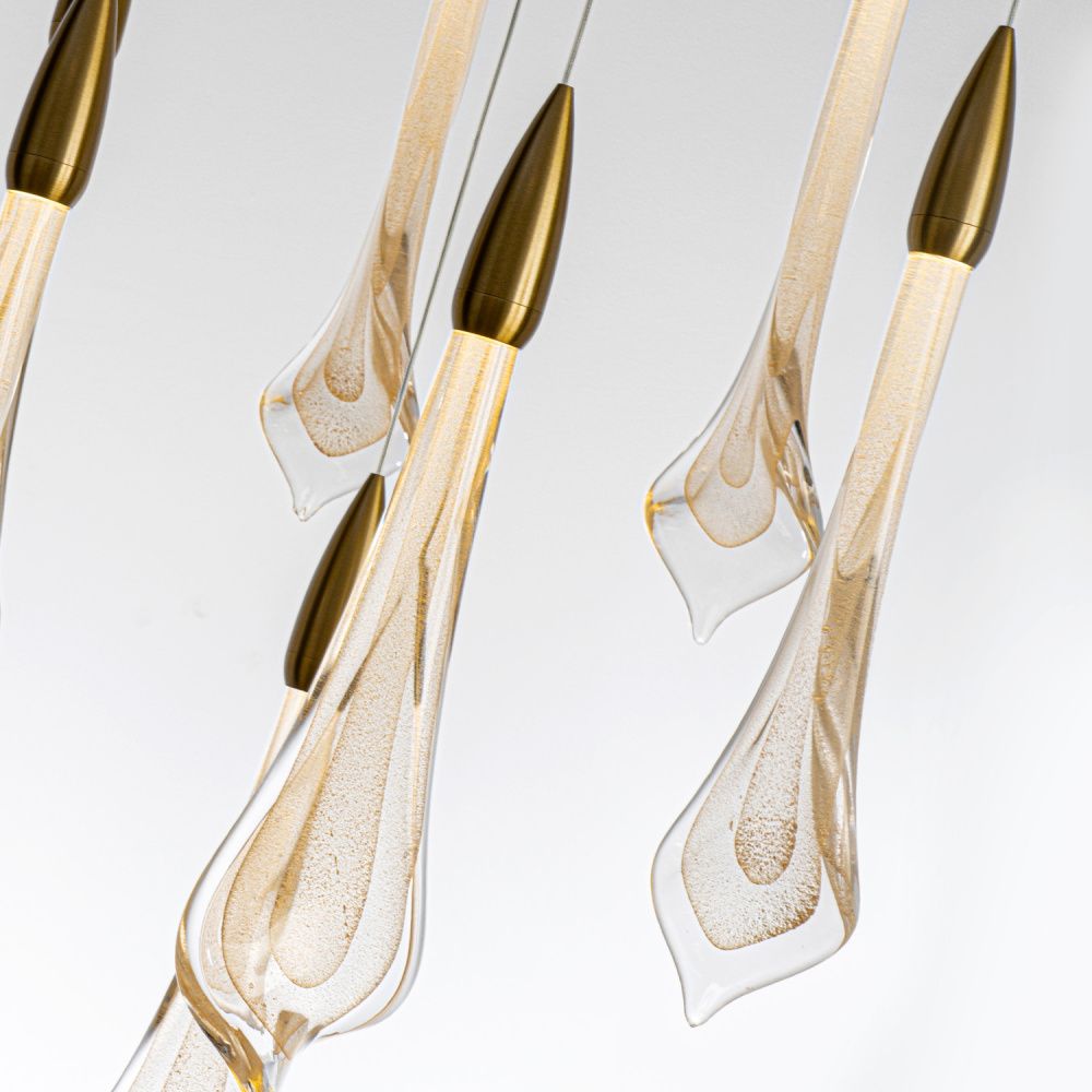 Светильник *50*153 см, LED*47W, 4000K, Modelux  ML.89181.7 BS, Латунь