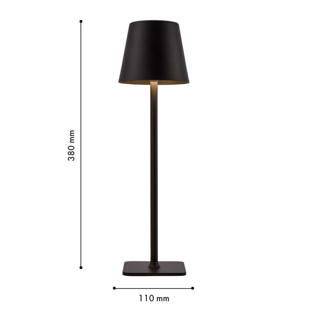 Настольная лампа 11*38 см, 1*LED, 3,5W, 4000K, F-Promo Pyari 4615-1T, черный