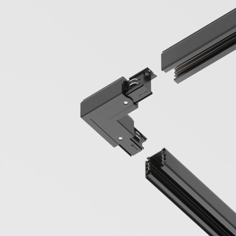 Коннектор для шинопровода Maytoni 3 phase track system TRA005CL-31B-L, черный