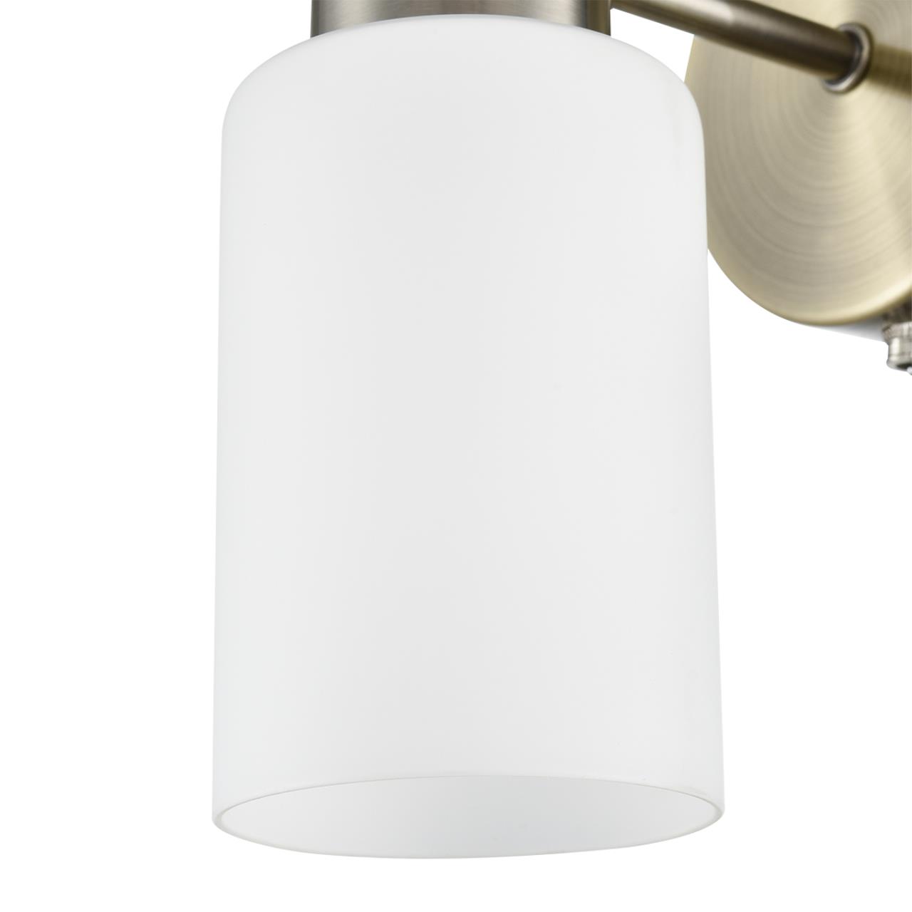 Бра 15*19,5 см, 1*E14 Lumion MAVE 8100/1W бронза, белый