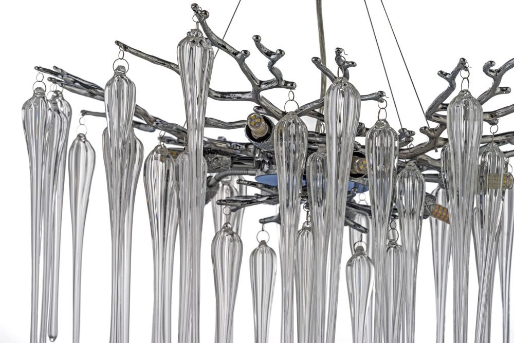 Люстра подвесная *60* см, 8*G9*40W, Dio D`arte Tavenna Nickel Tavenna H 1.5.60.101 N, никель