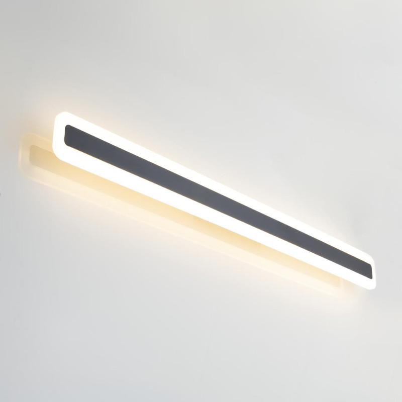 Бра 90*8 см, 36W, 3000-5500-4000 К, Черный Citilux Тринити CL238591