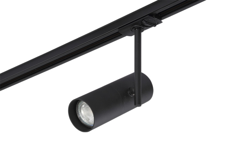 Трековый светильник однофазный 6 см Crystal Lux CLT 0.31 011 BL Черный