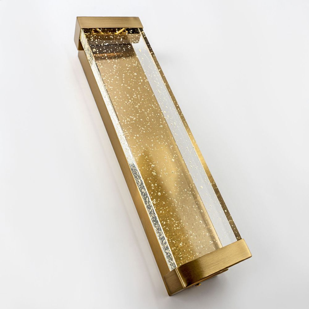 Настенный светильник 10*42 см, LED 12W 3000-6000K MODELUX ML.544.420 BS латунь