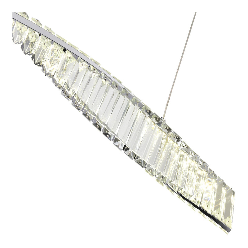 Светильник подвесной 7,6*200 см, LED*1*21W, 3000K, St Luce Elica SL6205.113.01, Хром