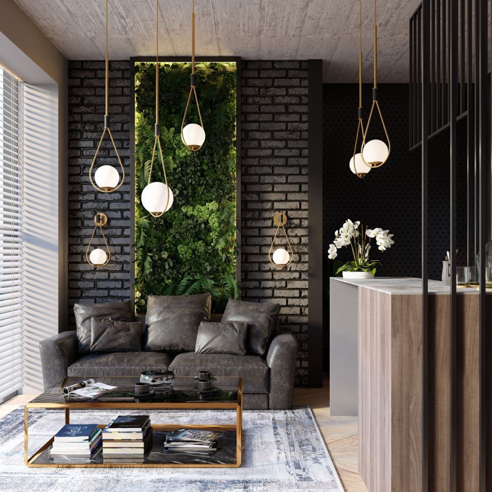 Светильник подвесной 26 см Odeon Light Flari 4810/1A, черный-золото