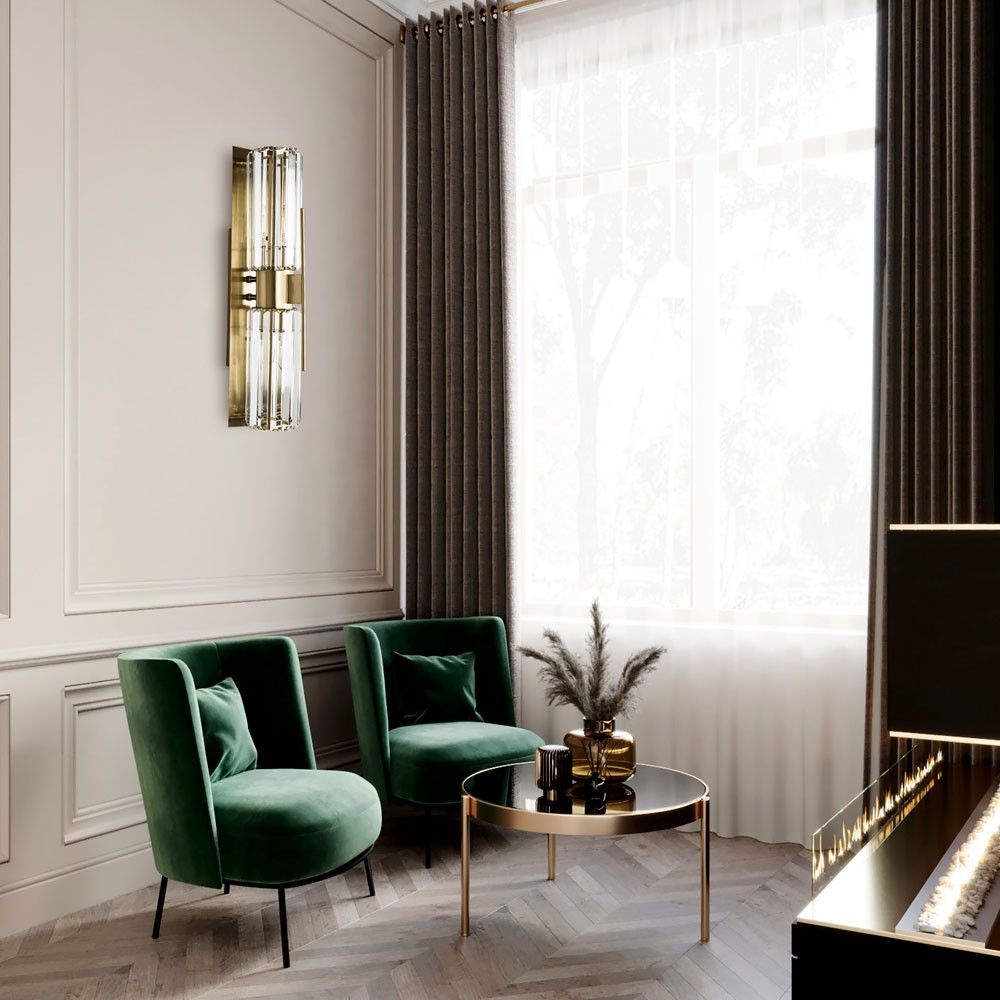 Бра 12*22*60 см, Е14 2x40W, Бронза MODELUX ML.524.02 AB