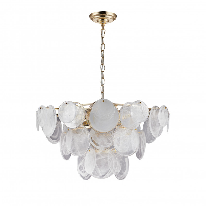 Люстра подвесная Stilfort 2139/03/18P, диаметр 80 см, золото