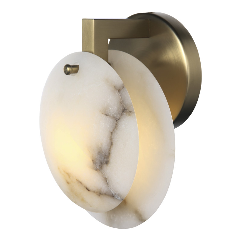Светильник  настенный CLAM 1*G9*5W 4000K ST LUCE SL1520.301.01 латунь