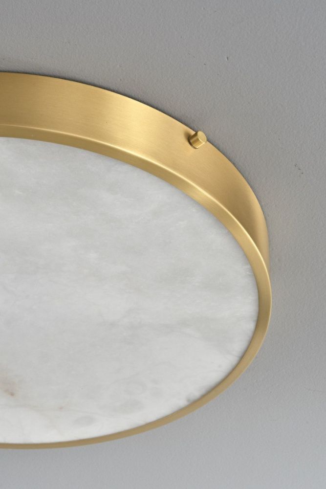 Светильник 40-5 см, 1*LED*36W, 3000K, Belfast Devon 3395-4 BR MB, Латунь