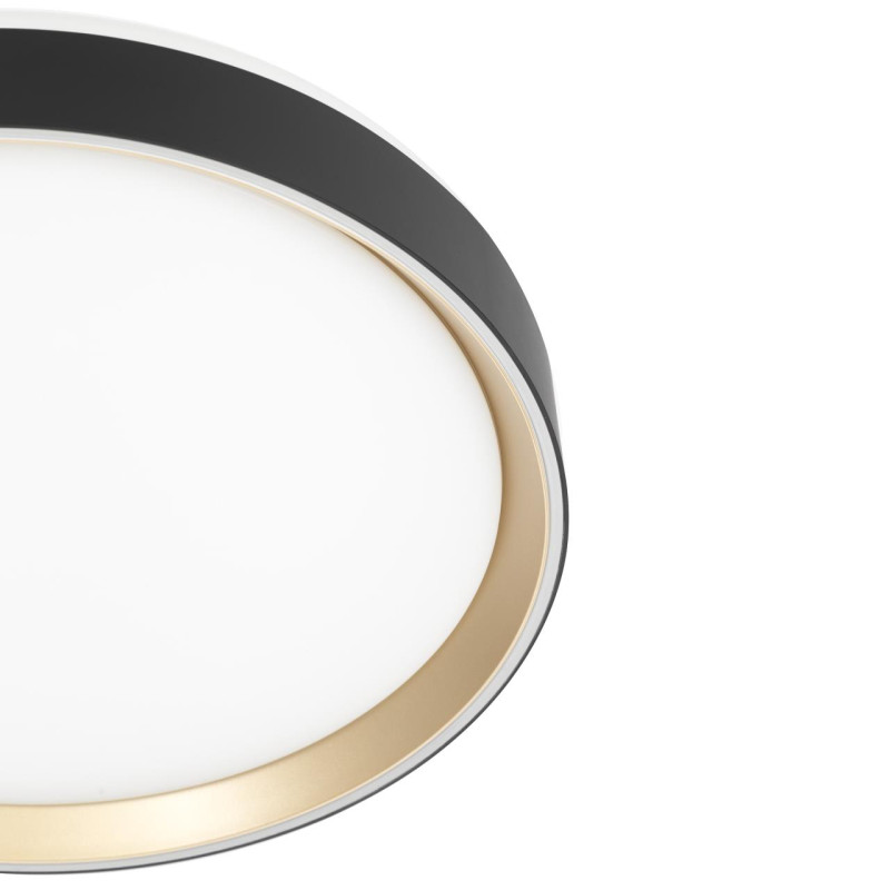Светильник 40 см, 48W, 3000-5000K с пультом Citilux CL751351G BOSS Черный+Золото LED