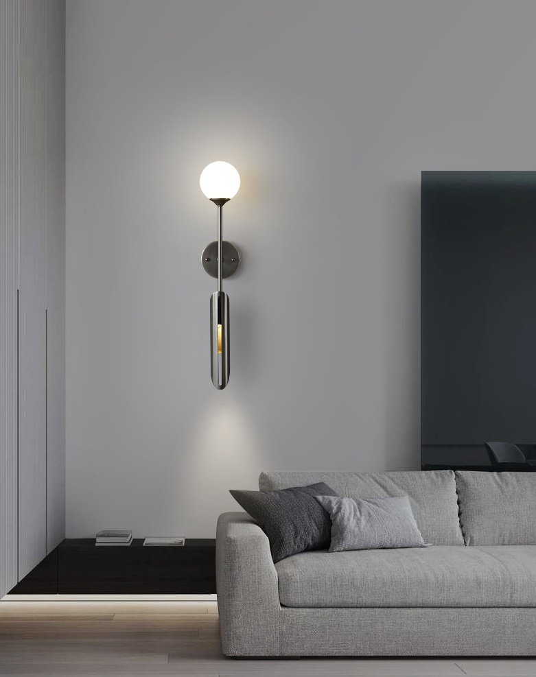 Светильник настенный ElegantLight DZN-5229 ЧЕРНЫЙ D580/H14/2/G9/4500K 24-03