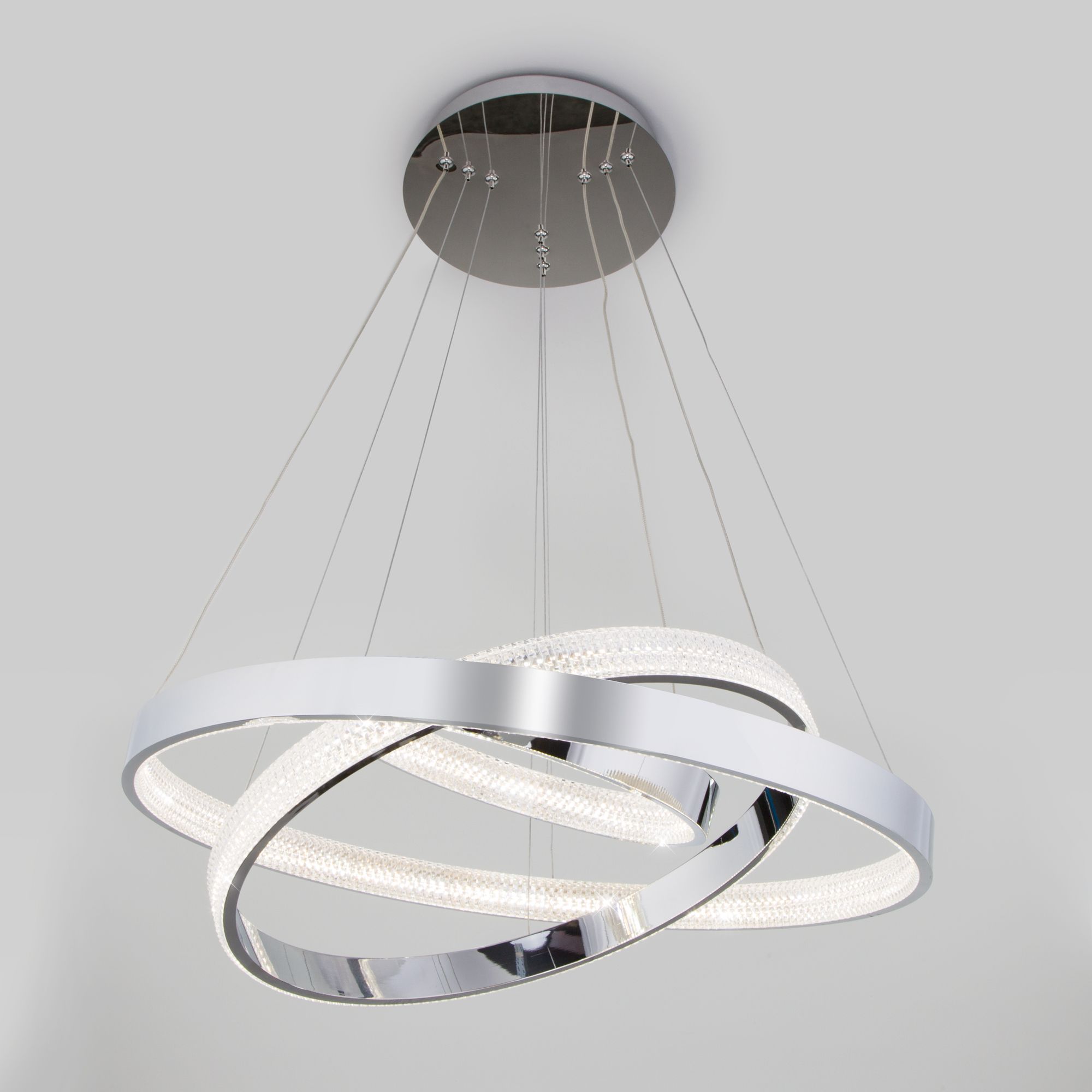 Светильник 63*63*113 см, *LED, 80W, 3300;4200;6500 Eurosvet Posh 90176/3, хром