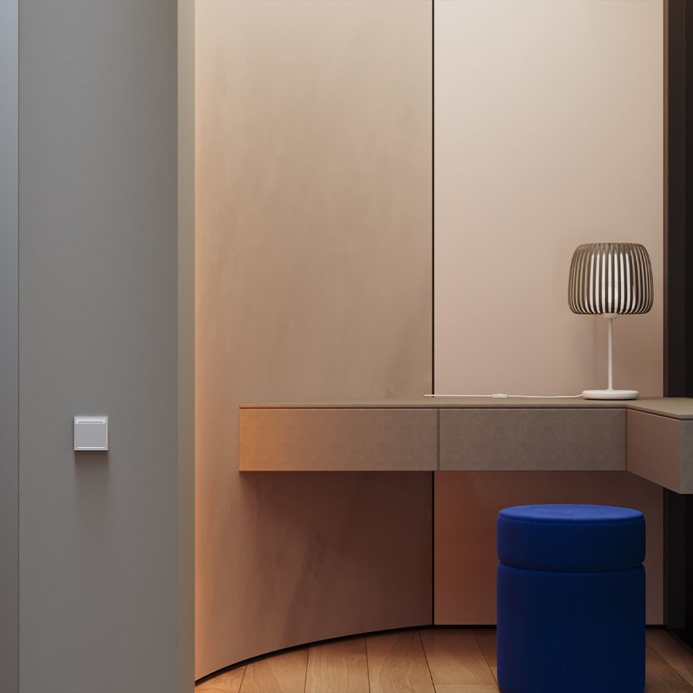 Накладка для выключателя карточного, S70, серый Voltum VLS002616