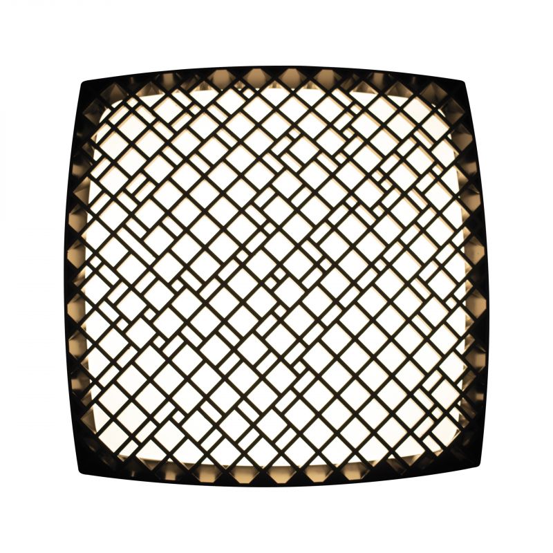 Потолочный светильник 51*51*9 см, LED 80W 2700-5000K черный Mantra Urban 7889