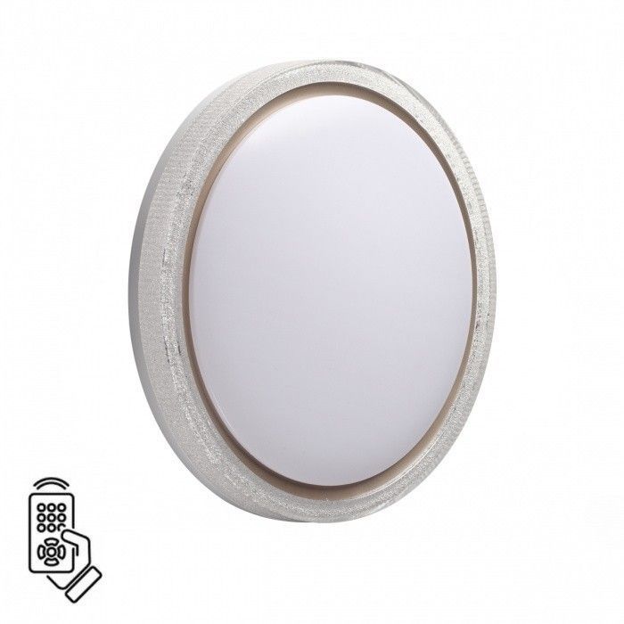 Светильник 41 см, 48W, 3000-6000K, Sonex KRISTY 7781/DL, белый-золотистый