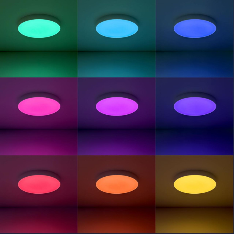 Светильник 50 см, 95W, 3000-5500K, 7600Lm, 26 м2 Citilux Купер CL72495G0 RGB, белый