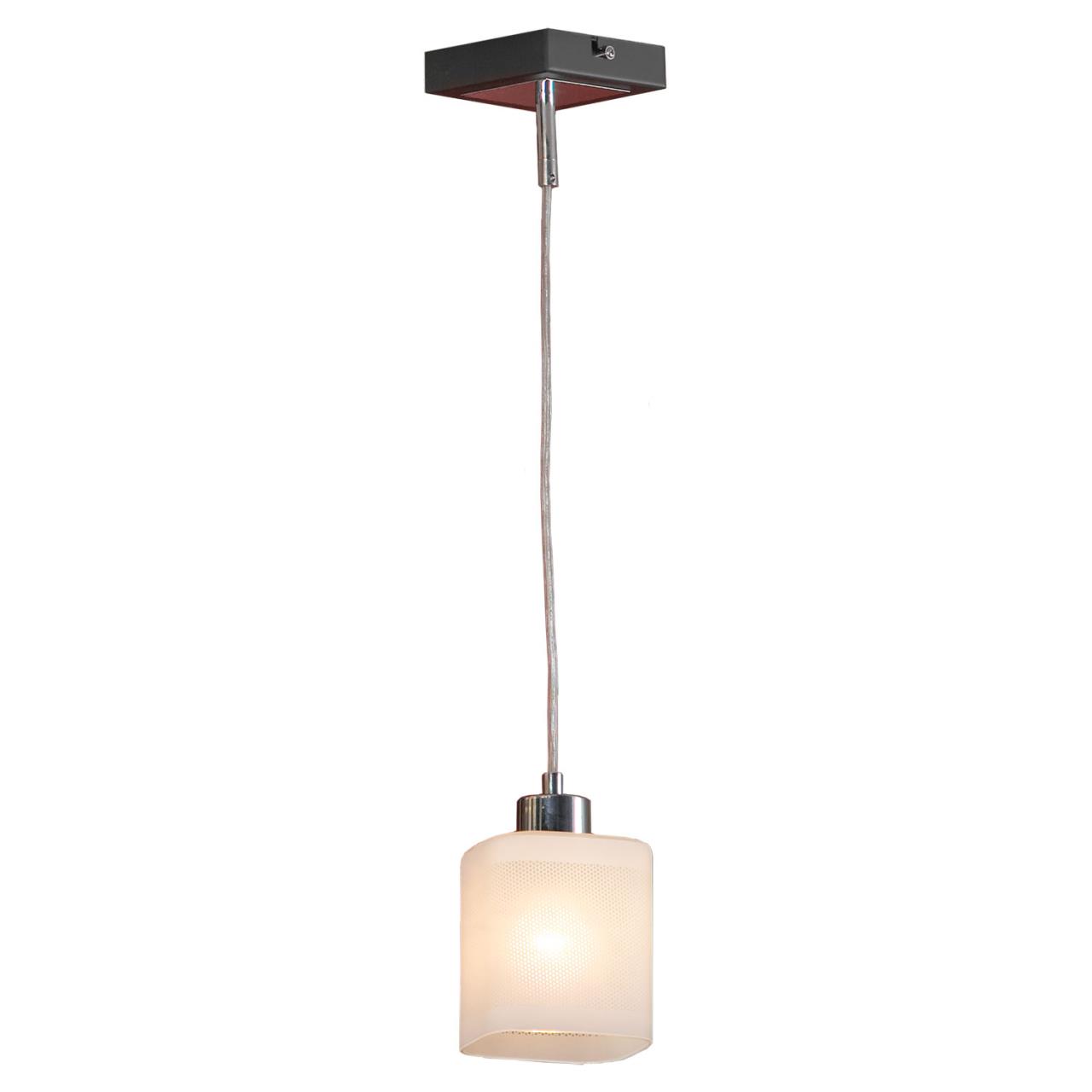Светильник 10 см Lussole Costanzo LSL-9006-01 хром/венге