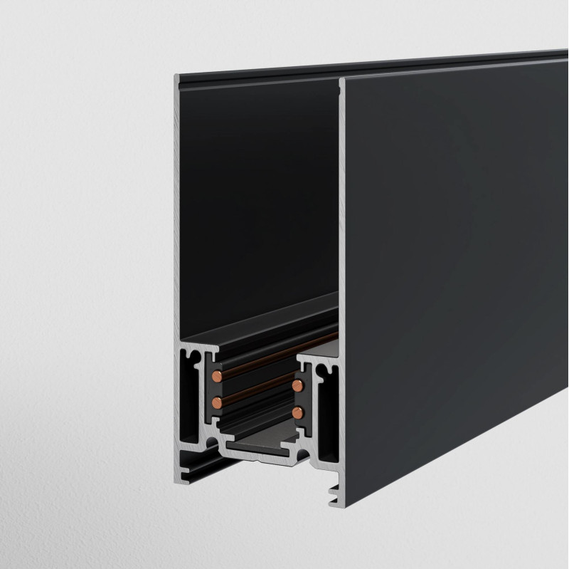 Шинопровод 100 см накладной/подвесной Maytoni Technical Magnetic track system S35 TRX004-211B черныйIP 20