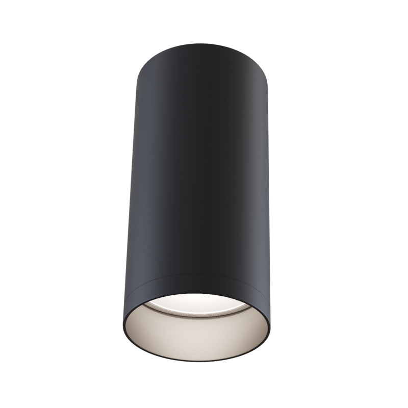Светильник 6*6 см, GU10 50W, Maytoni Alfa C010CL-01B, черный