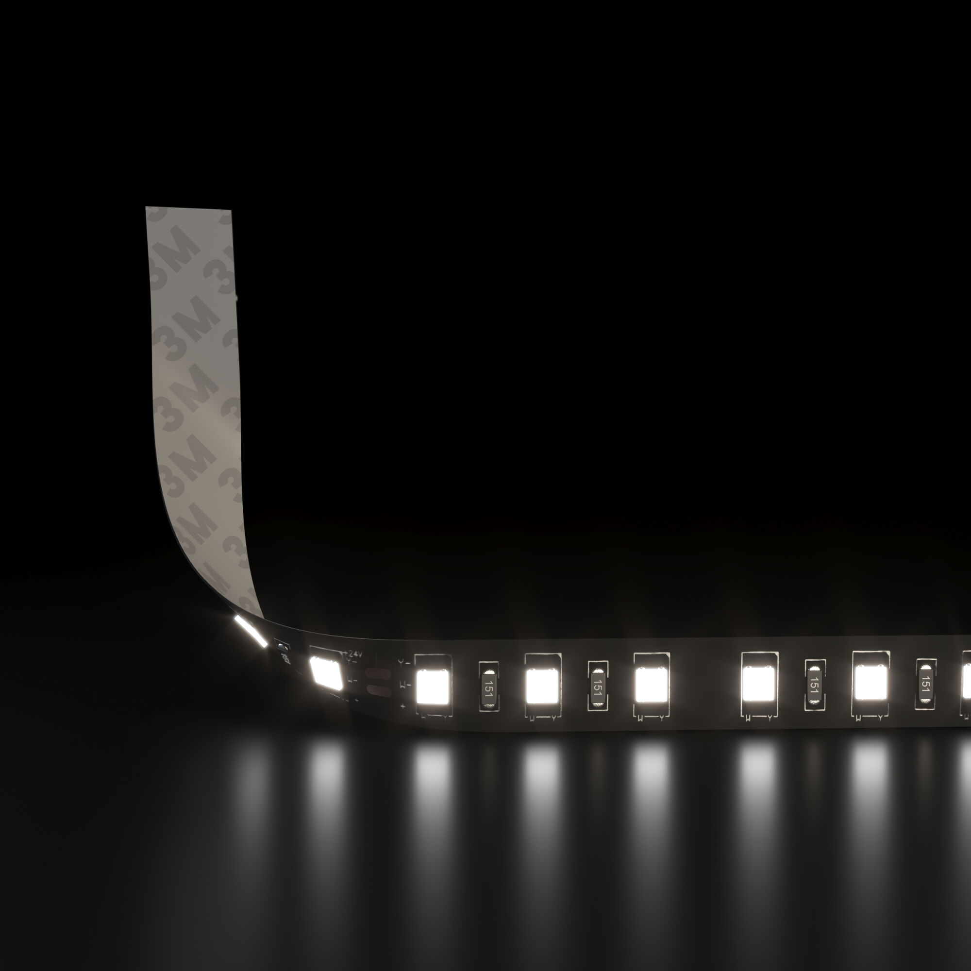 Светодиодная лента  38W, 6500 К, 0*0,8*0,2 см, , Elektrostandard  2835 24V 120Led 9,6W IP20 Black