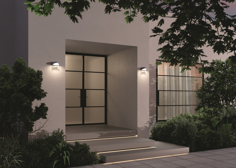 Светильник настенный 16,1*9,9*18,4 см, LED, 7W, 3000К, Maytoni Gloss O447WL-L7GF3K серый