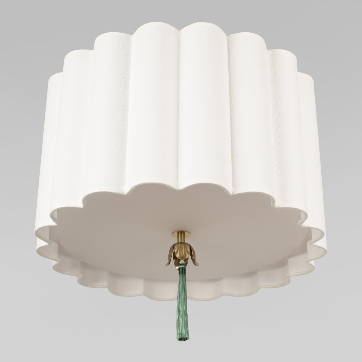 Потолочный светильник 47*46 см, 3*E14 LOFT IT Mellow 10306 Light linen латунь