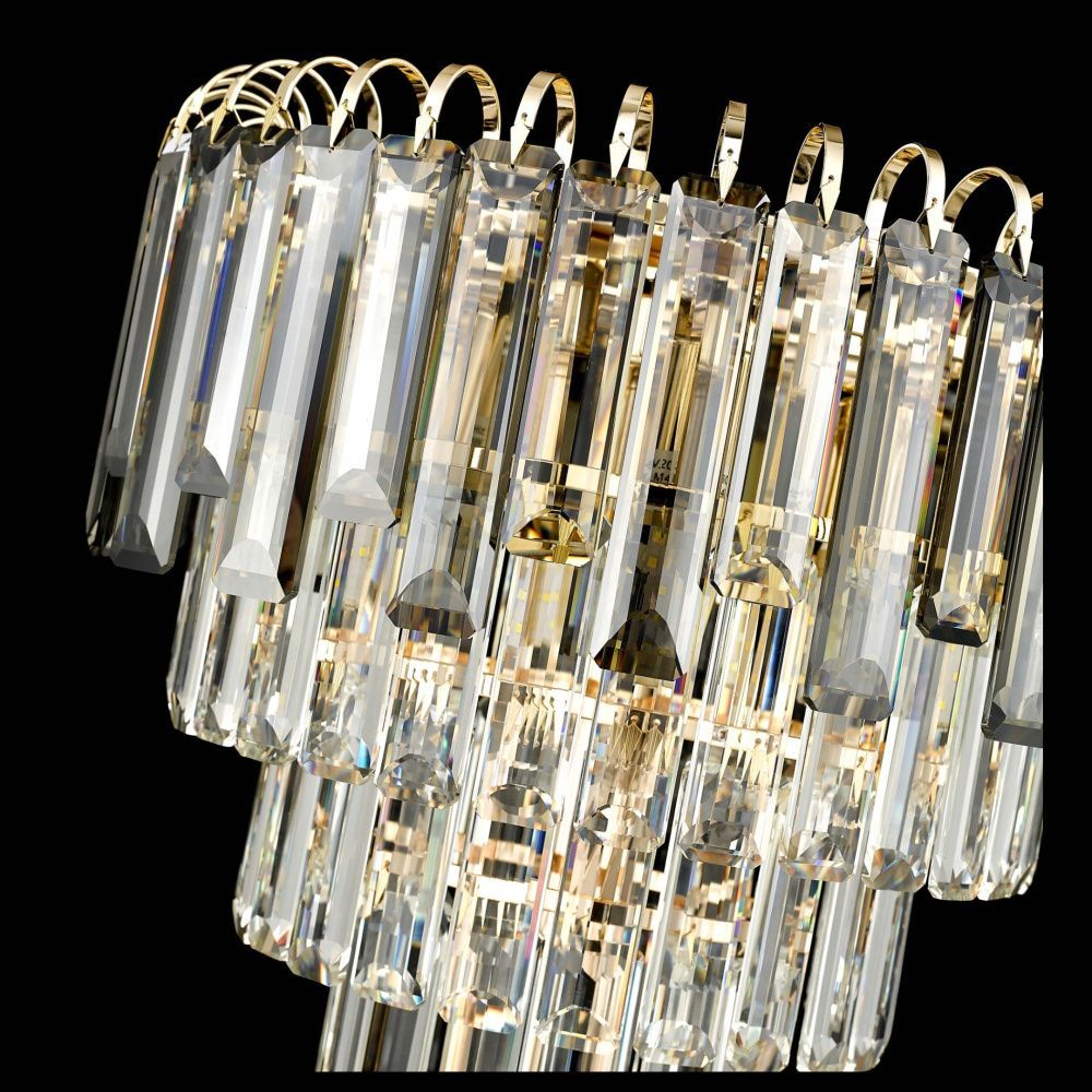 Торшер 165 см, WERTMARK KRISTA WE130.04.305, золото