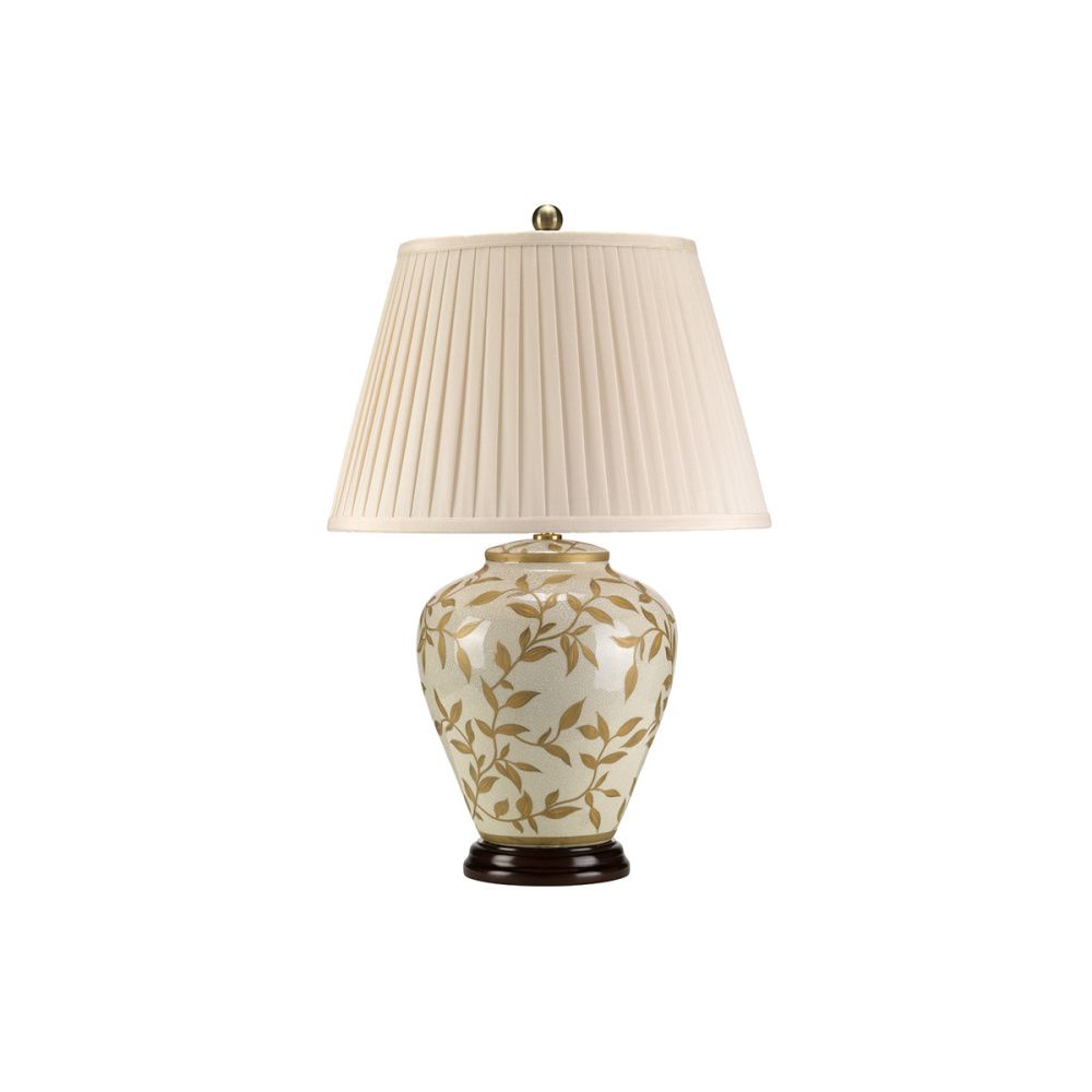 Настольная лампа *41*65 см, E27*60W, Natural Concepts Elstead Lighting Leaves Br Gl WX4, латунь
