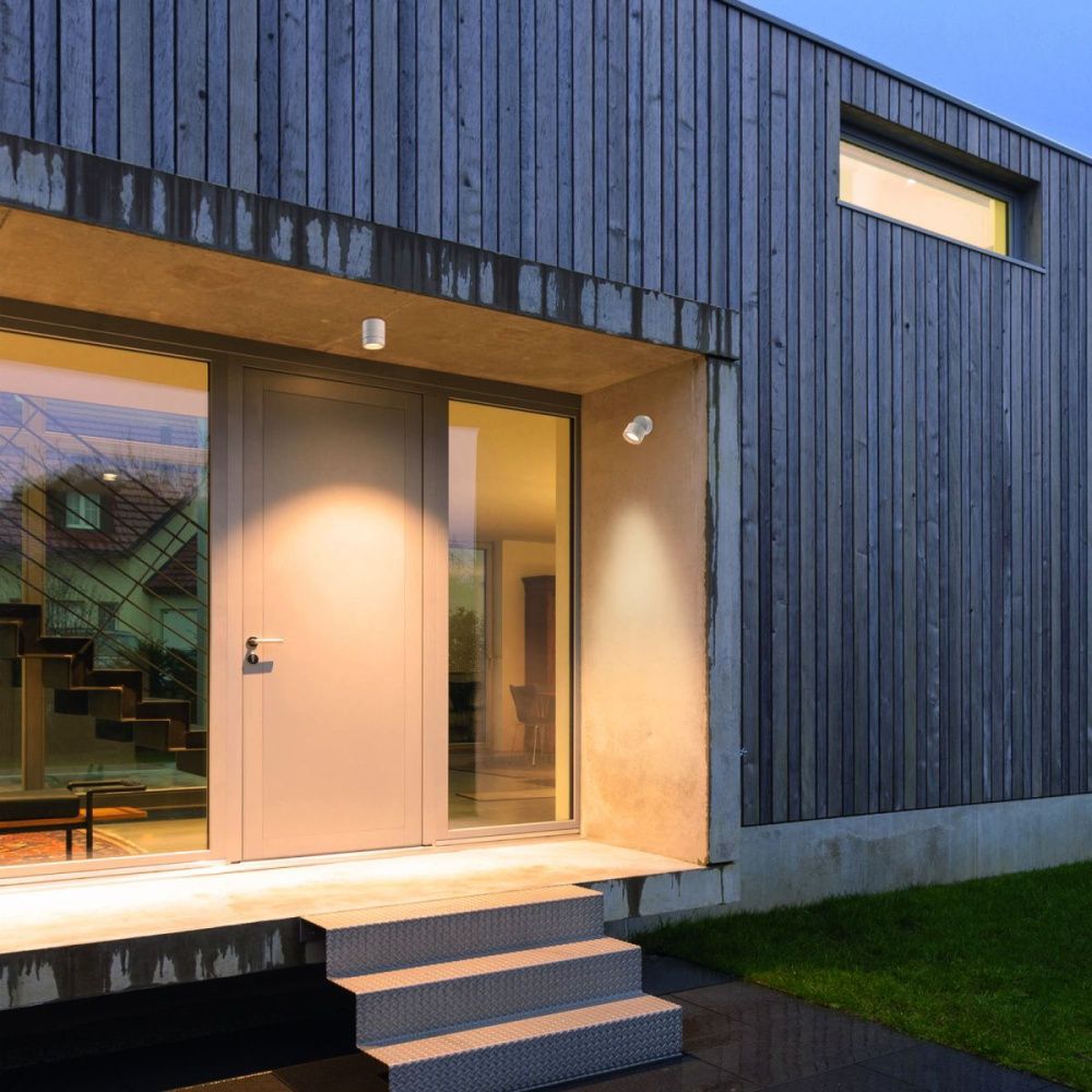 Уличный настенный светильник 9 см, Mantra Saler 9101, белый