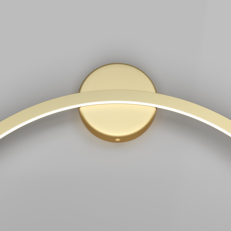 Бра 80*80*91 см, LED, 2600К-3500К, Maytoni Halo MOD005WL-L46BSK2 латунный