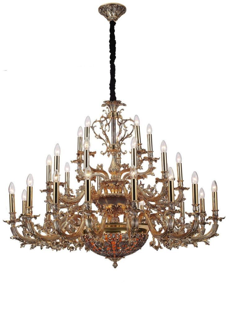 Люстра *123*209,5 см, 33*E14*40W, Lucia Tucci Firenze FIRENZE 1780.30.3 antique gold, золотой