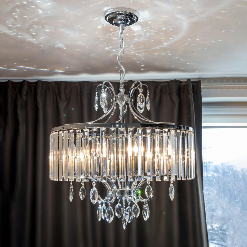 Люстра 59 см Citilux Инга CL335181 хром