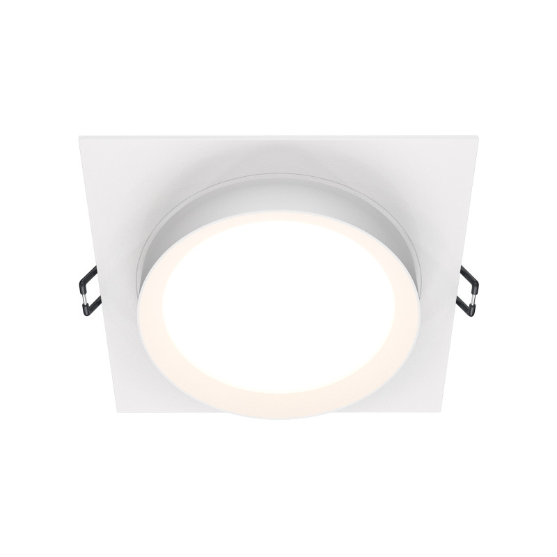 Светильник 11 см, Maytoni Downlight Hoop DL086-GX53-SQ-W, белый