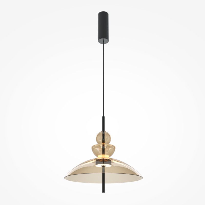 Подвесной светильник 40*40*358 см, LED*12W, 3000K, Maytoni Bangkok MOD185PL-L12CG3K3, черный