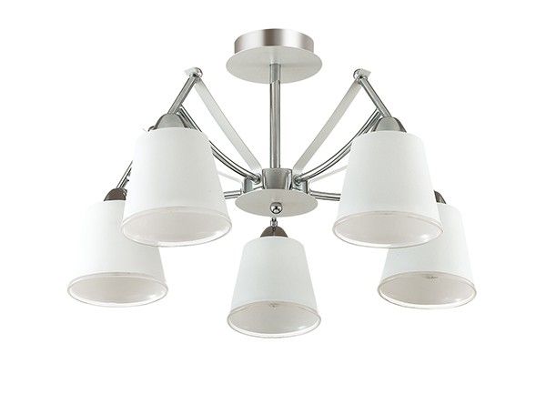 Люстра на штанге Lumion Hadrinna 3449/5C, диаметр 53 см, хром