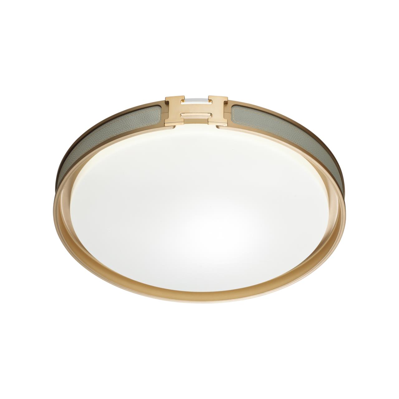 Светильник *40,5*8,5 см, LED 1*48W, 4000 К, Sonex Favemo Grey 7654/DL, белый/серый/золотой