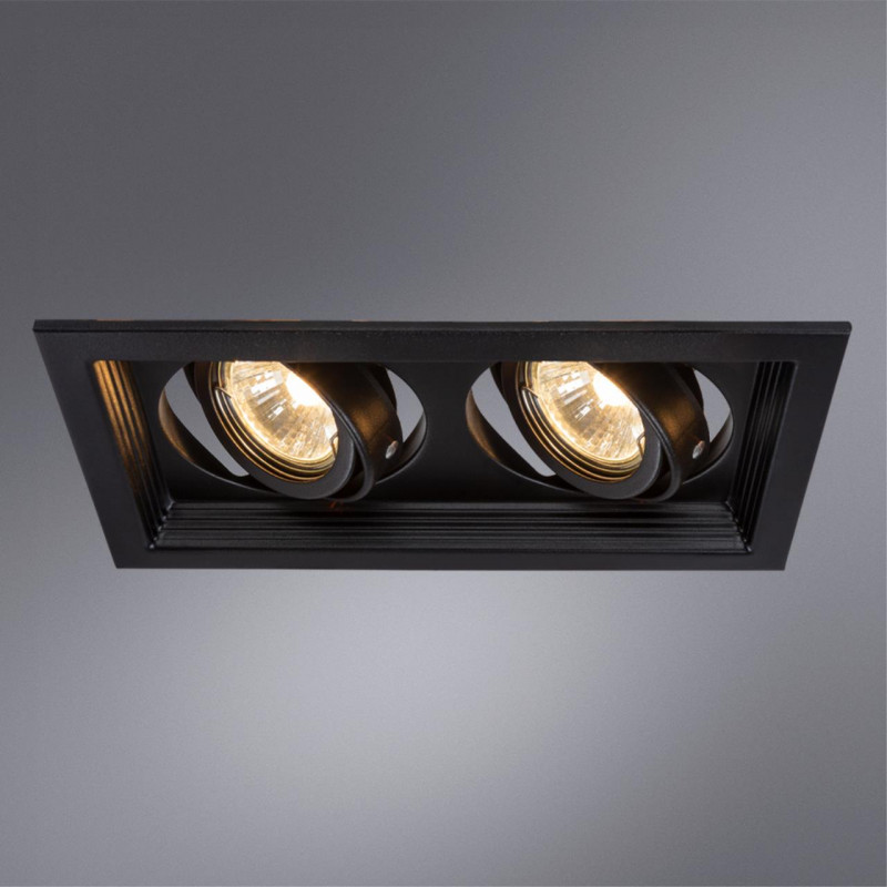 Светильник 23 см, Arte Lamp CANIS A6661PL-2BK, черный