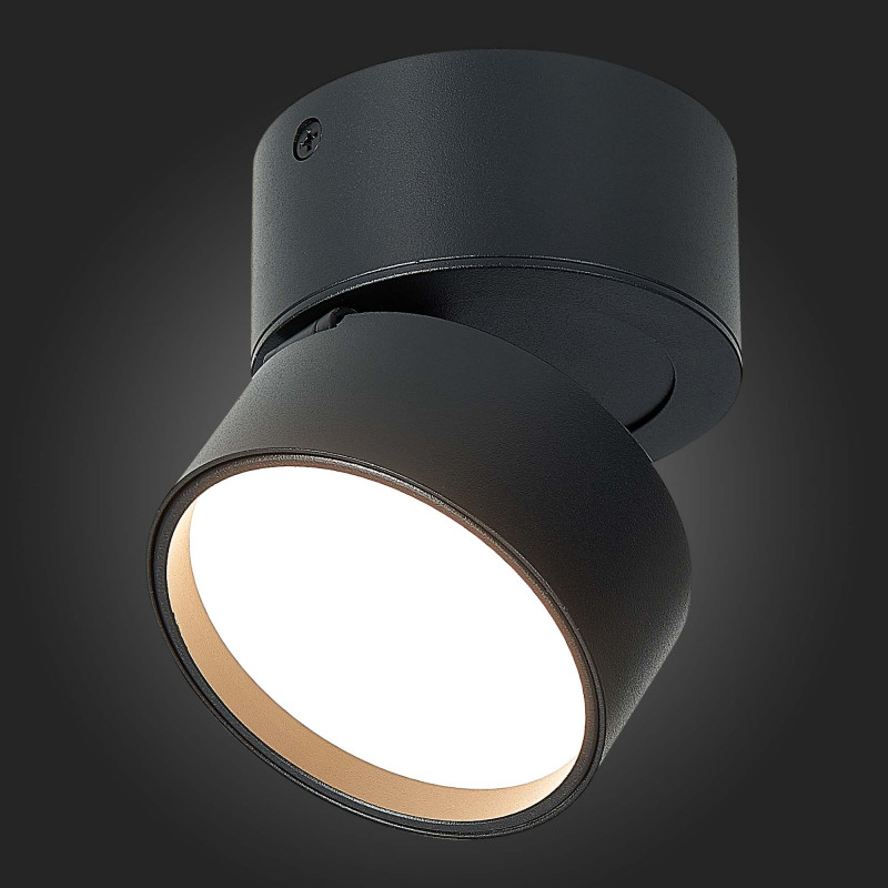 Светильник 9 см, 9W, 3000K ST LUCE ST651.432.09 Черный