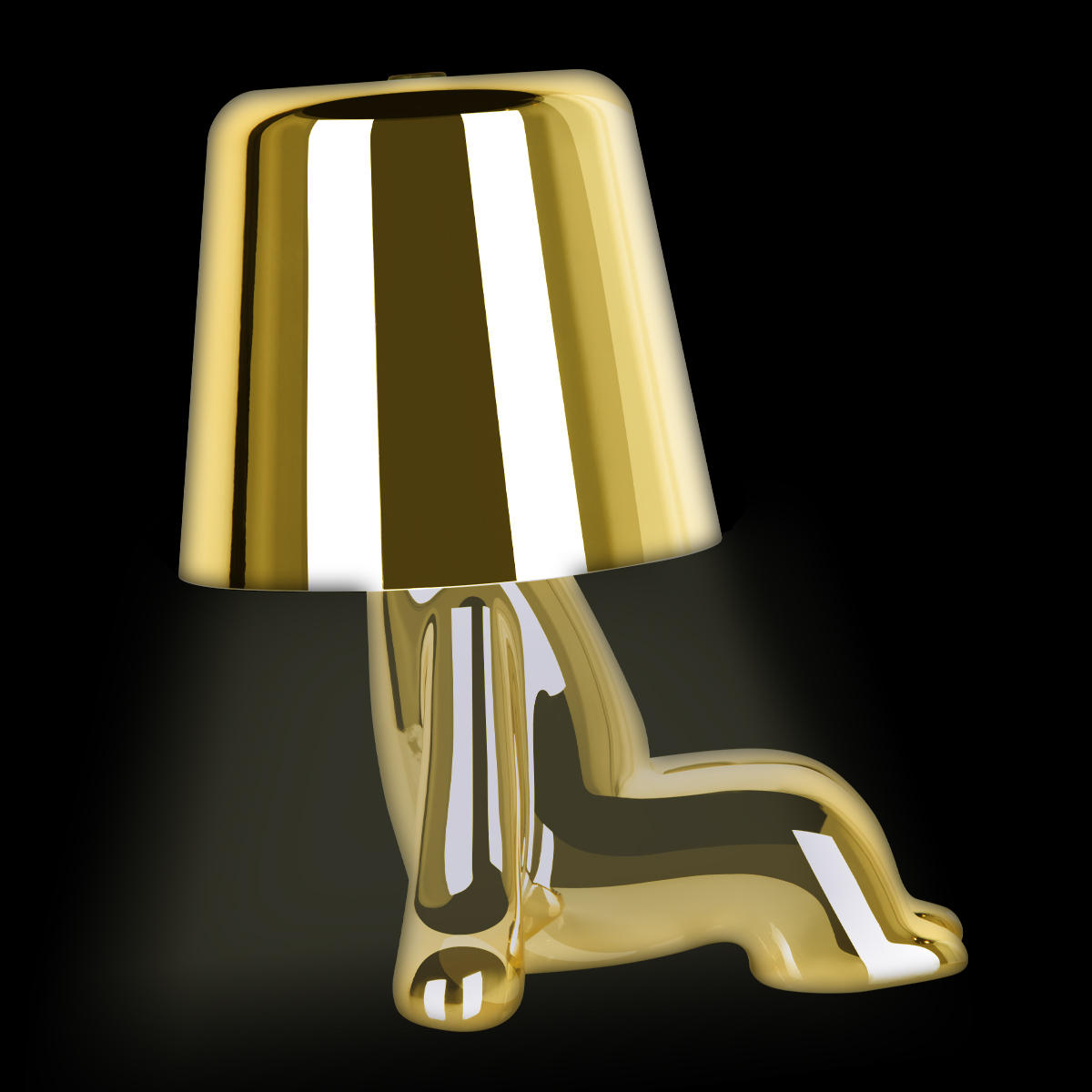 Настольная лампа 14*16 см, 1*LED*3W LOFT IT Brothers 10233/D Gold золото