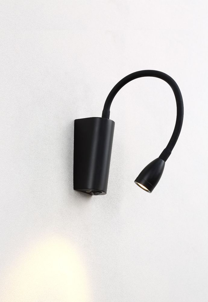 Бра 4**12-55 см, 1*LED*3W, 3000K, Crystal Lux Movi CLT 213W BL, Черный