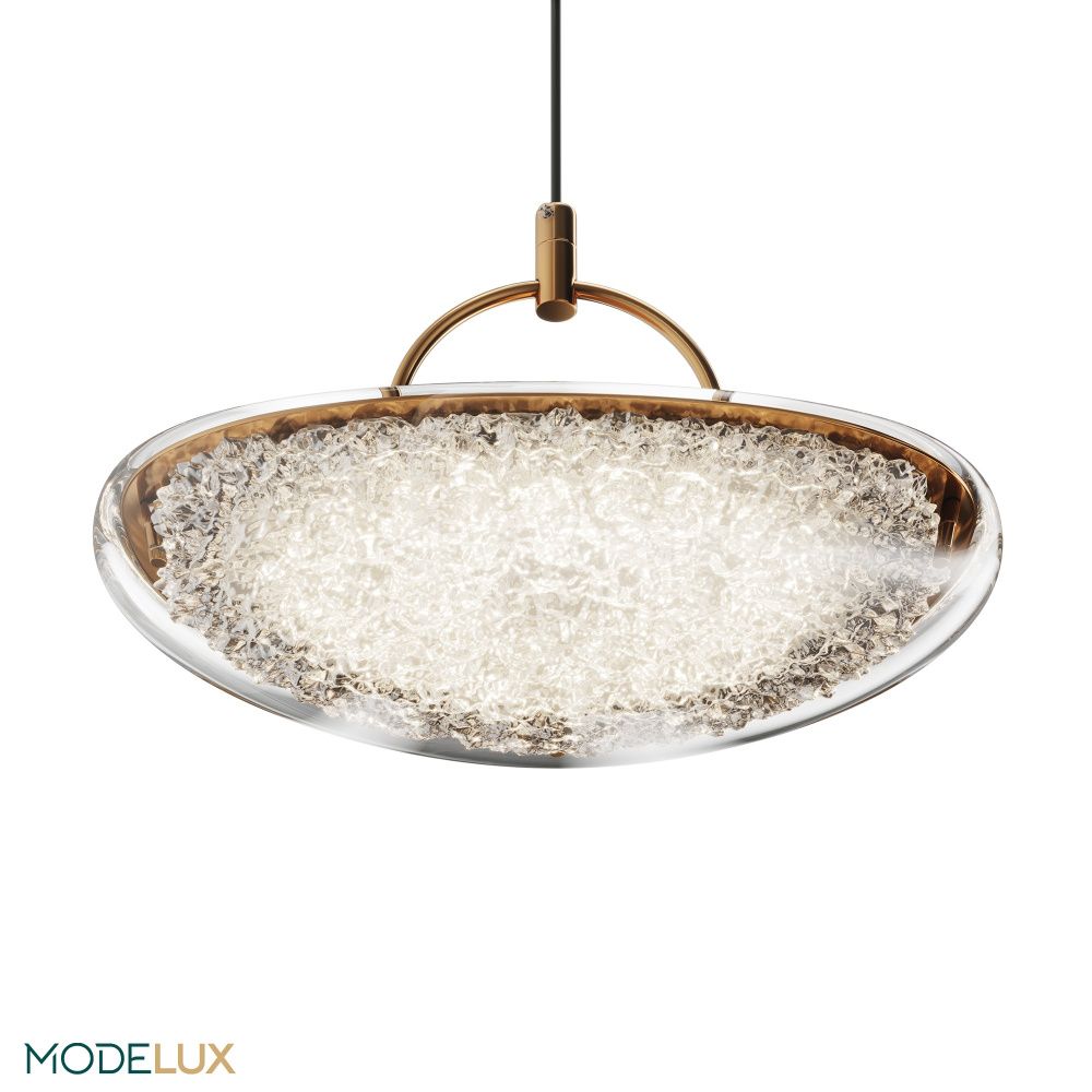 Подвесной светильник 25*18*185 см, LED 8W, 3000 / 6000K, Черный, Золото MODESTYLE MS.2326.1