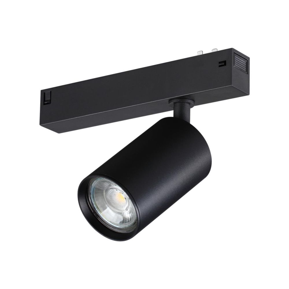 Трековый светильник 18*5,5*10 см, 1*GU10*50W, K, Novotech VECTOR PORT 359965, черный