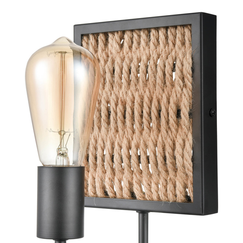 Бра 15*15*28 см, 1*E27 черный Vele Luce Tower VL6362W01